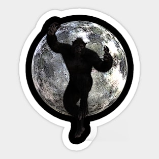 Werewolf Moon Sticker